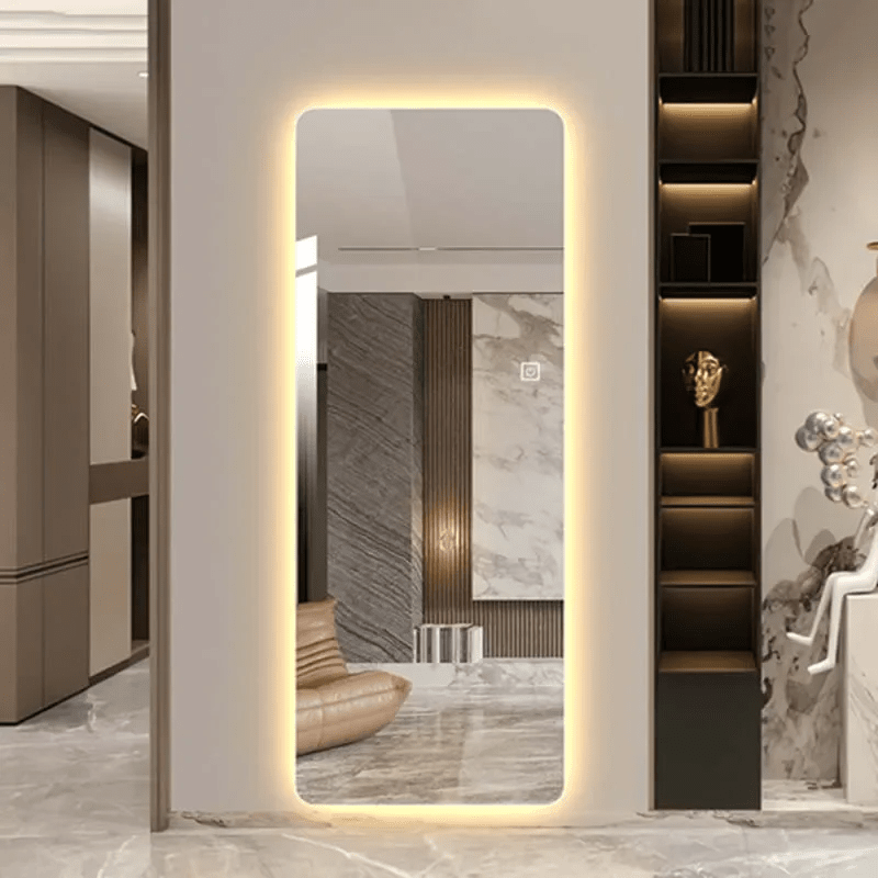 Illuminated Rectangular Mirror with LED - 50x160cm