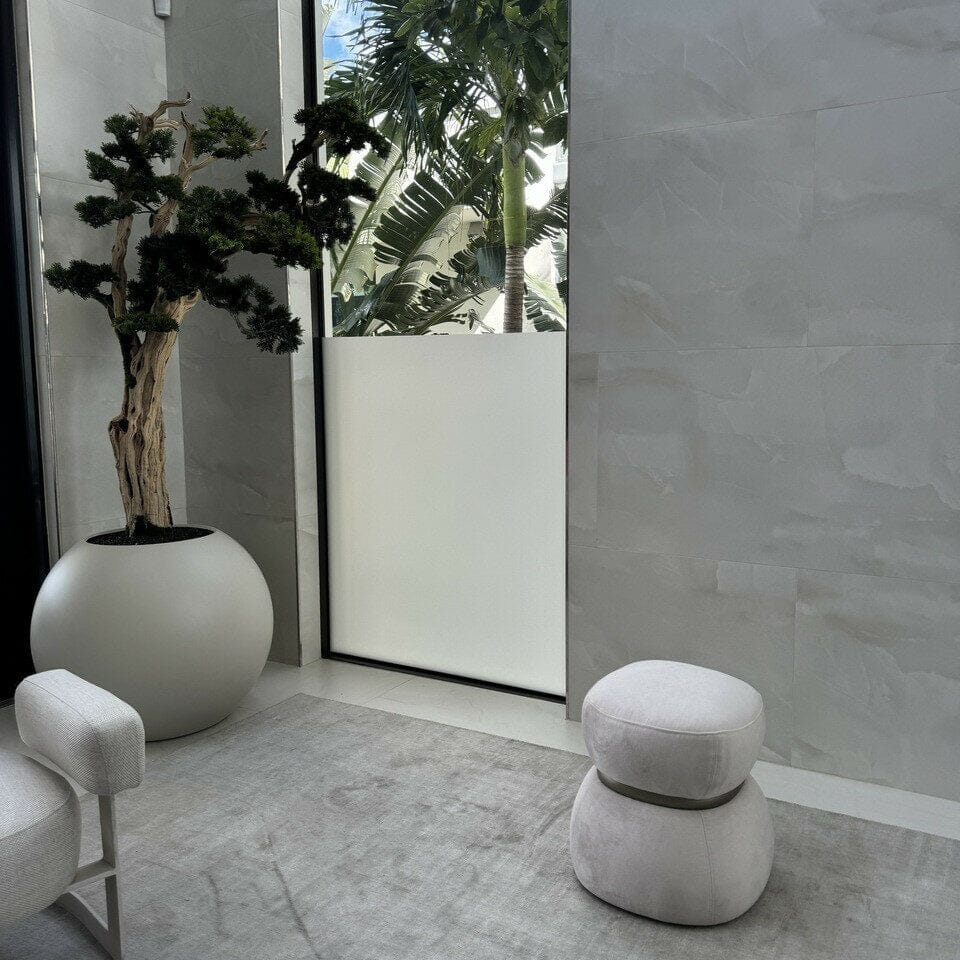 Bonsai Trail en esfera beige satinado de 30"