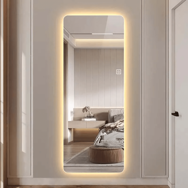 Illuminated Rectangular Mirror with LED - 50x160cm